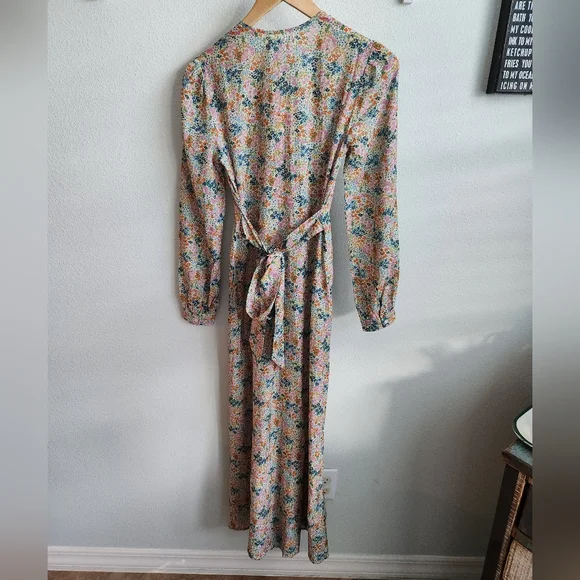 Doen Charleston Dress Creme Lady Bird floral Size XS NWT - Picture 3 of 10